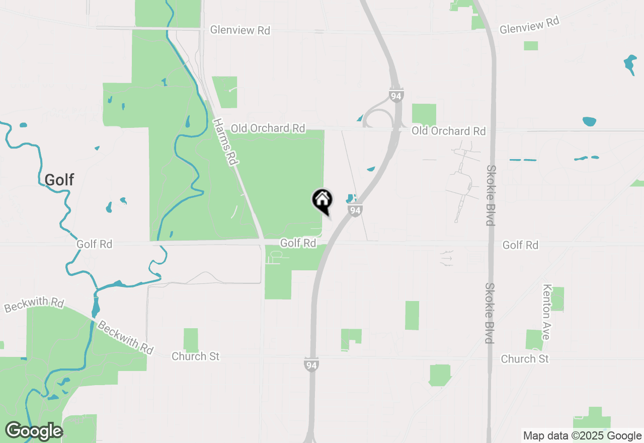 Map of 9715 Woods Drive #700, Skokie, IL 60076