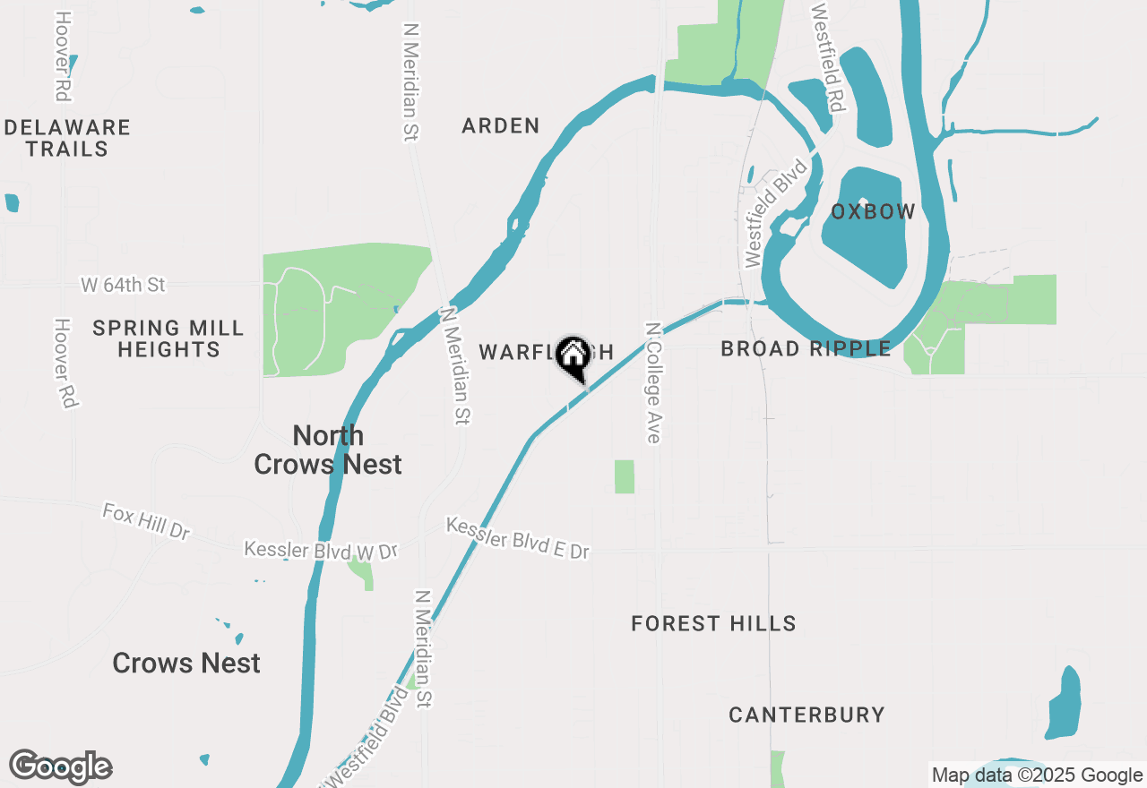 Map of 6201 Central Avenue, Indianapolis, IN 46220