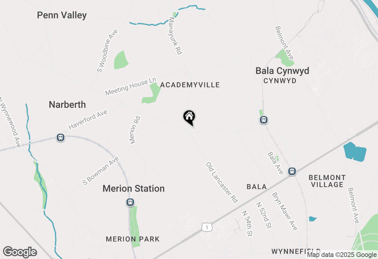 Map of 300 W Levering Mill Road #1, Bala Cynwyd, PA 19004