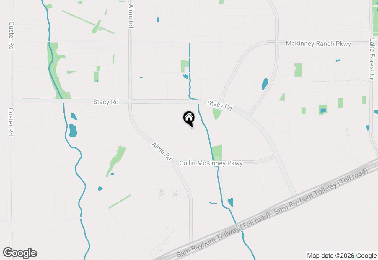 Map of 5429 Golden Sun Lane, Mckinney, TX 75070