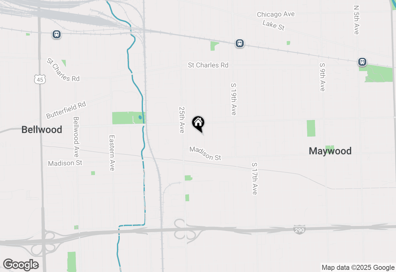 Map of 634 23rd Avenue, Bellwood, IL 60104