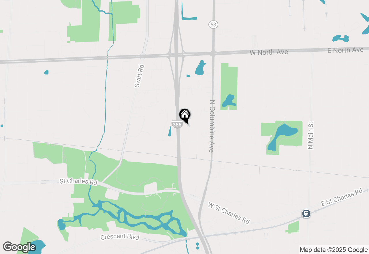 Map of 334 Buckingham Court, Lombard, IL 60148