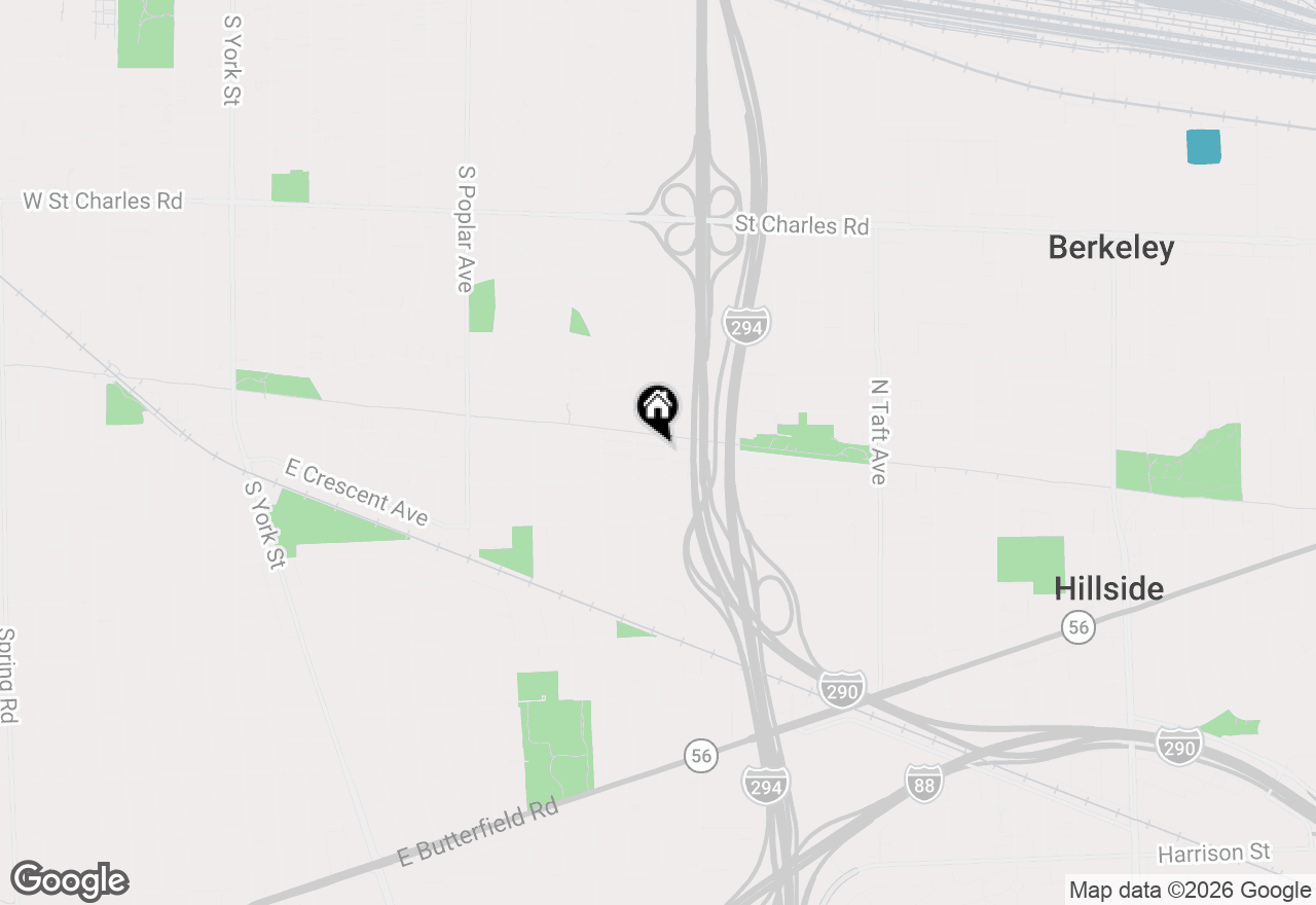 Map of 474 E Vallette Street, Elmhurst, IL 60126