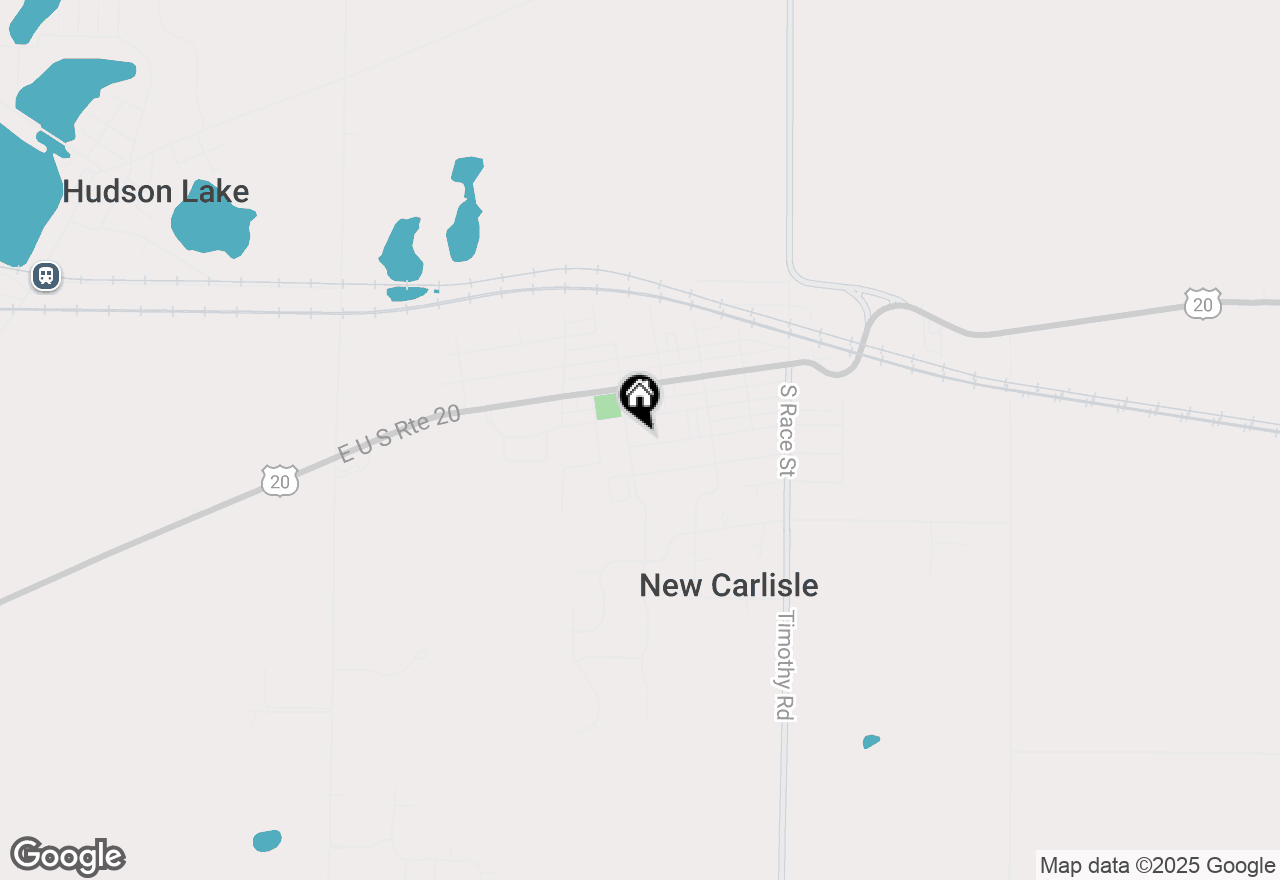 Map of 219 W Ada Street, New Carlisle, IN 46552