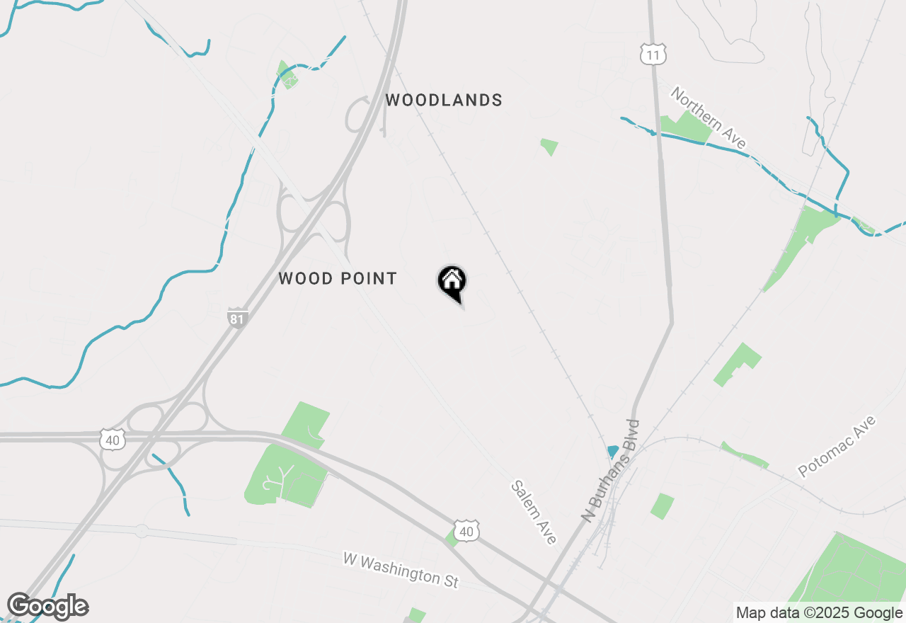 Map of 1321 Marshall Street, Hagerstown, MD 21740