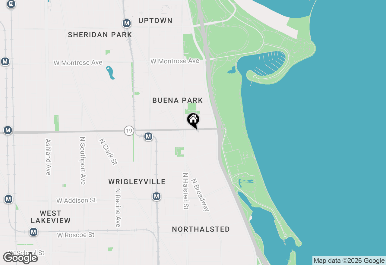 Map of 3930 N Pine Grove Avenue #1506, Chicago, IL 60613