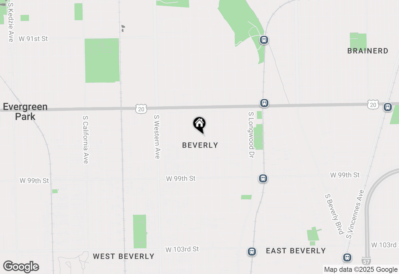 Map of 9640 S Hamilton Avenue, Chicago, IL 60643