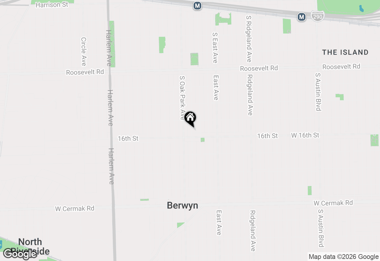 Map of 1528 Euclid Avenue, Berwyn, IL 60402