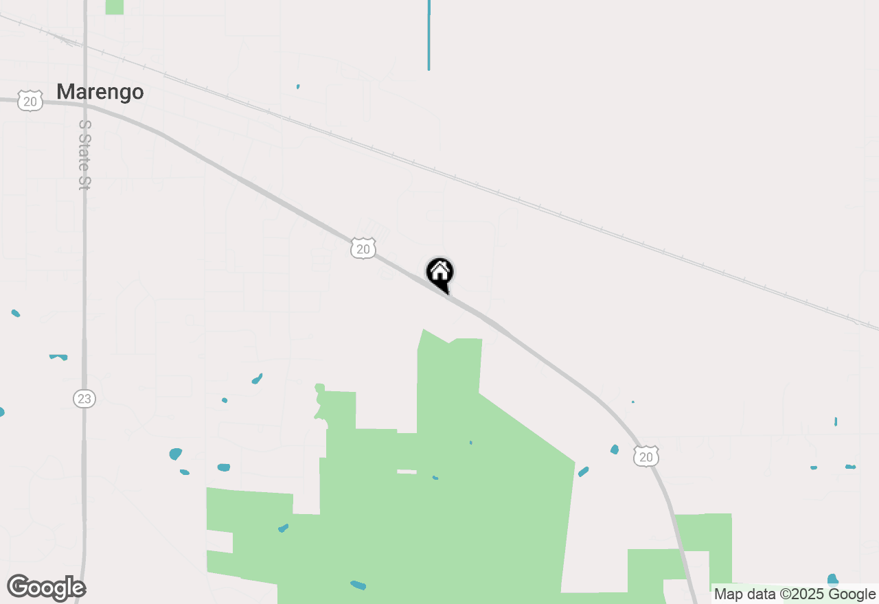Map of 19923 E Grant Highway, Marengo, IL 60152