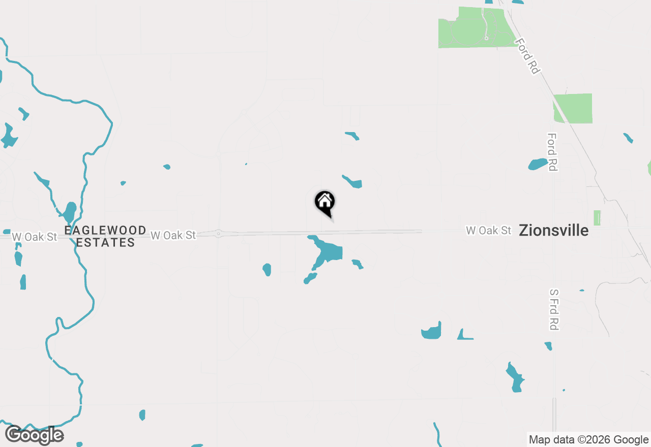 Map of 647 Lakeview Drive, Zionsville, IN 46077