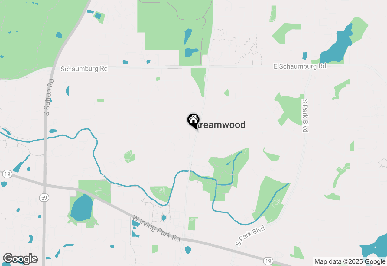 Map of 9 Monroe Court, Streamwood, IL 60107