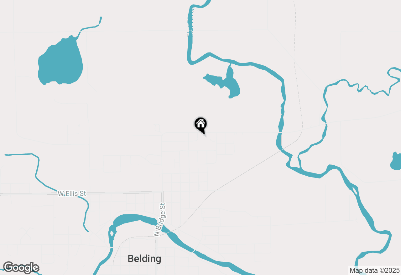 Map of 904 Moulton Street, Belding, MI 48809