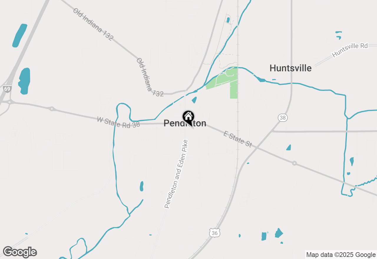 Map of 129 S Pendleton Avenue, Pendleton, IN 46064