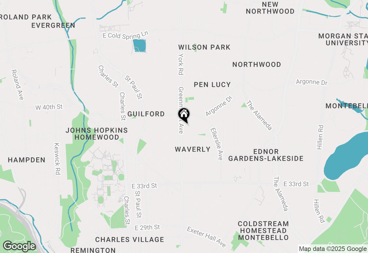 Map of 3731 Greenmount Avenue, Baltimore, MD 21218