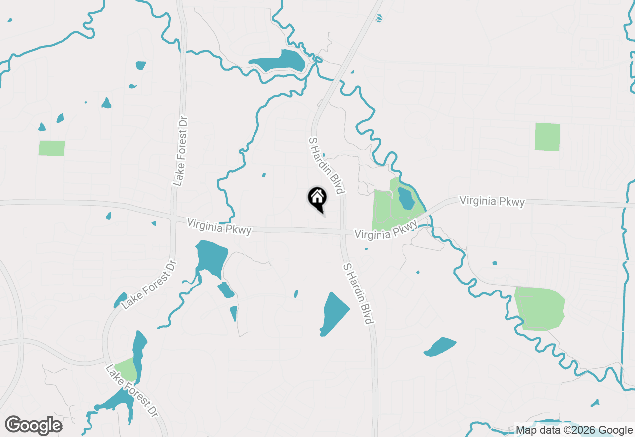 Map of 3716 Delta Drive, Mckinney, TX 75071