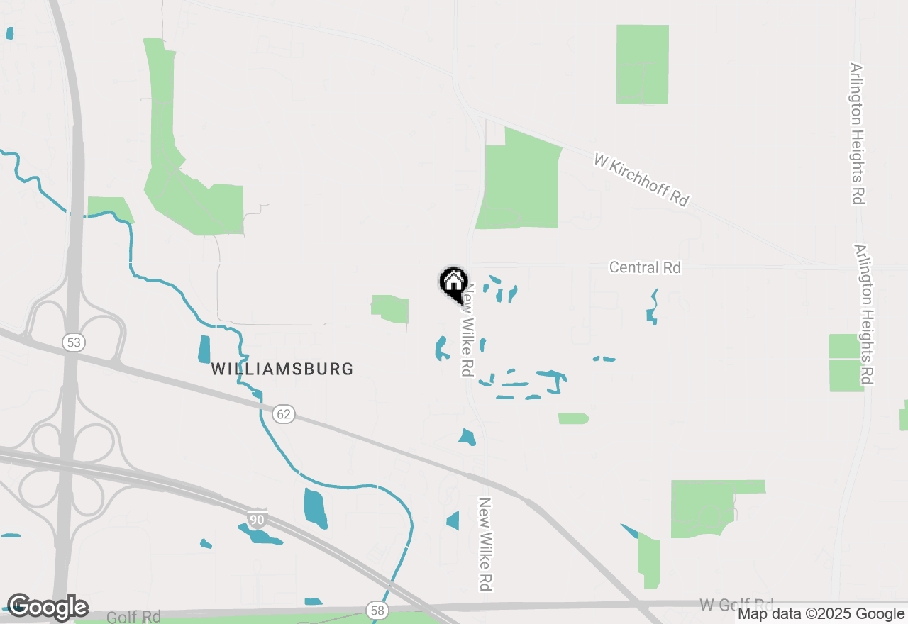 Map of 1106 S New Wilke Road #401, Arlington Heights, IL 60005
