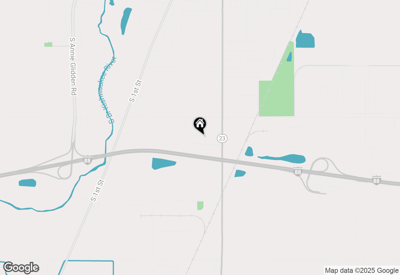 Map of 2167 Autumn Lane, Dekalb, IL 60115