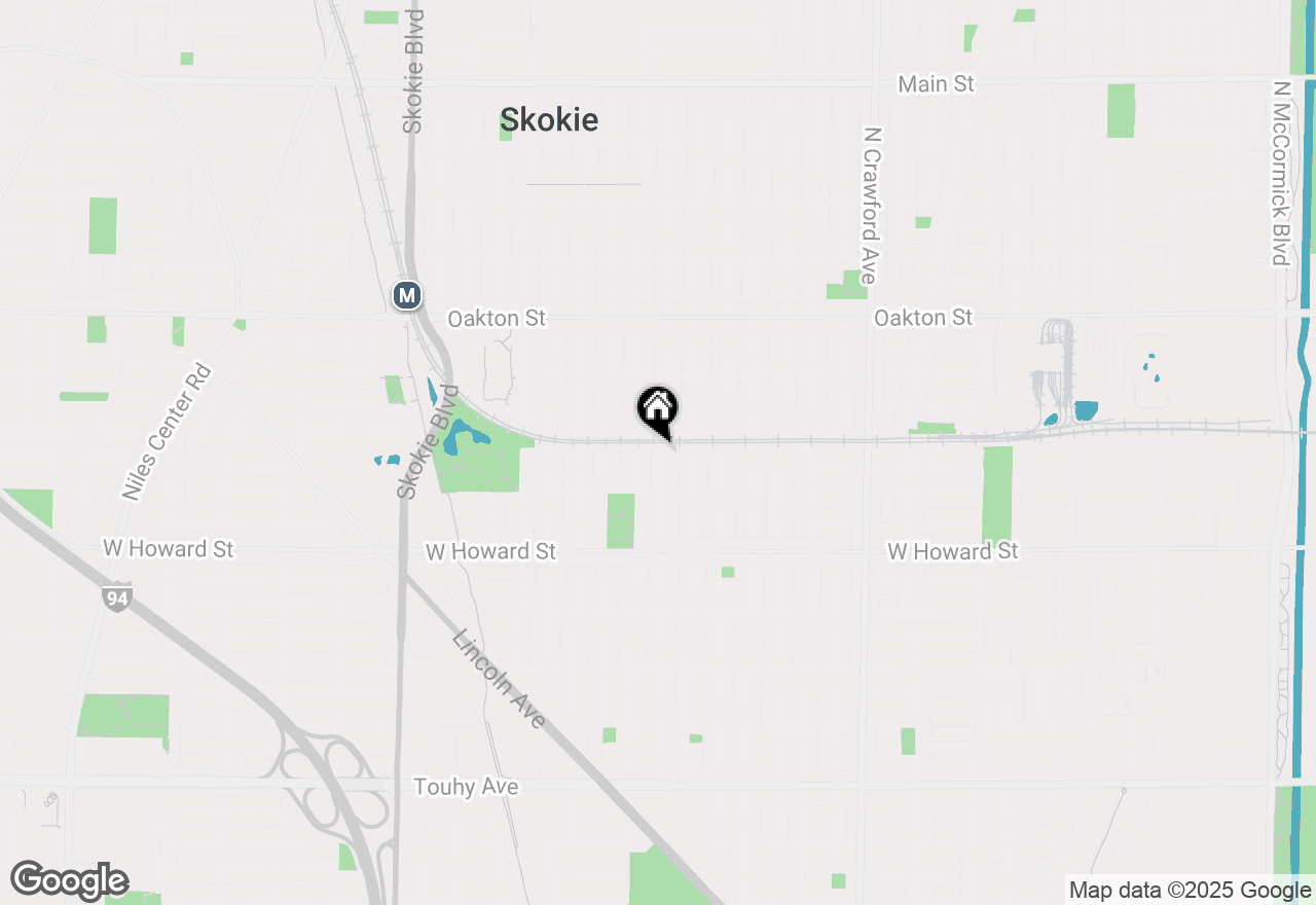 Map of 7742 Lowell Avenue, Skokie, IL 60076