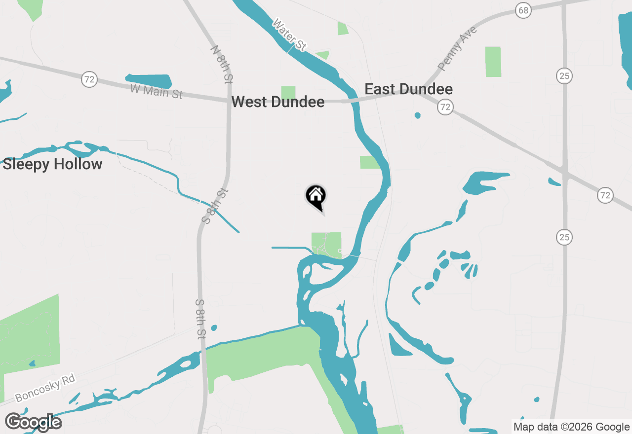 Map of 615 S 3rd Street, West Dundee, IL 60118
