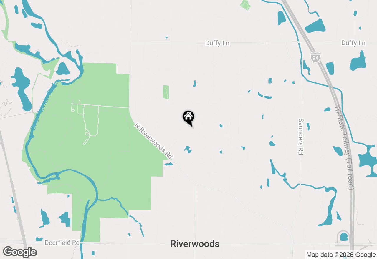 Map of 1478 Shawnee Trail, Riverwoods, IL 60015