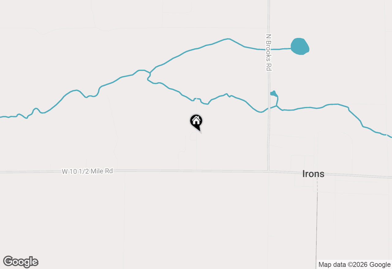 Map of 10717 N Java Road, Irons, MI 49644