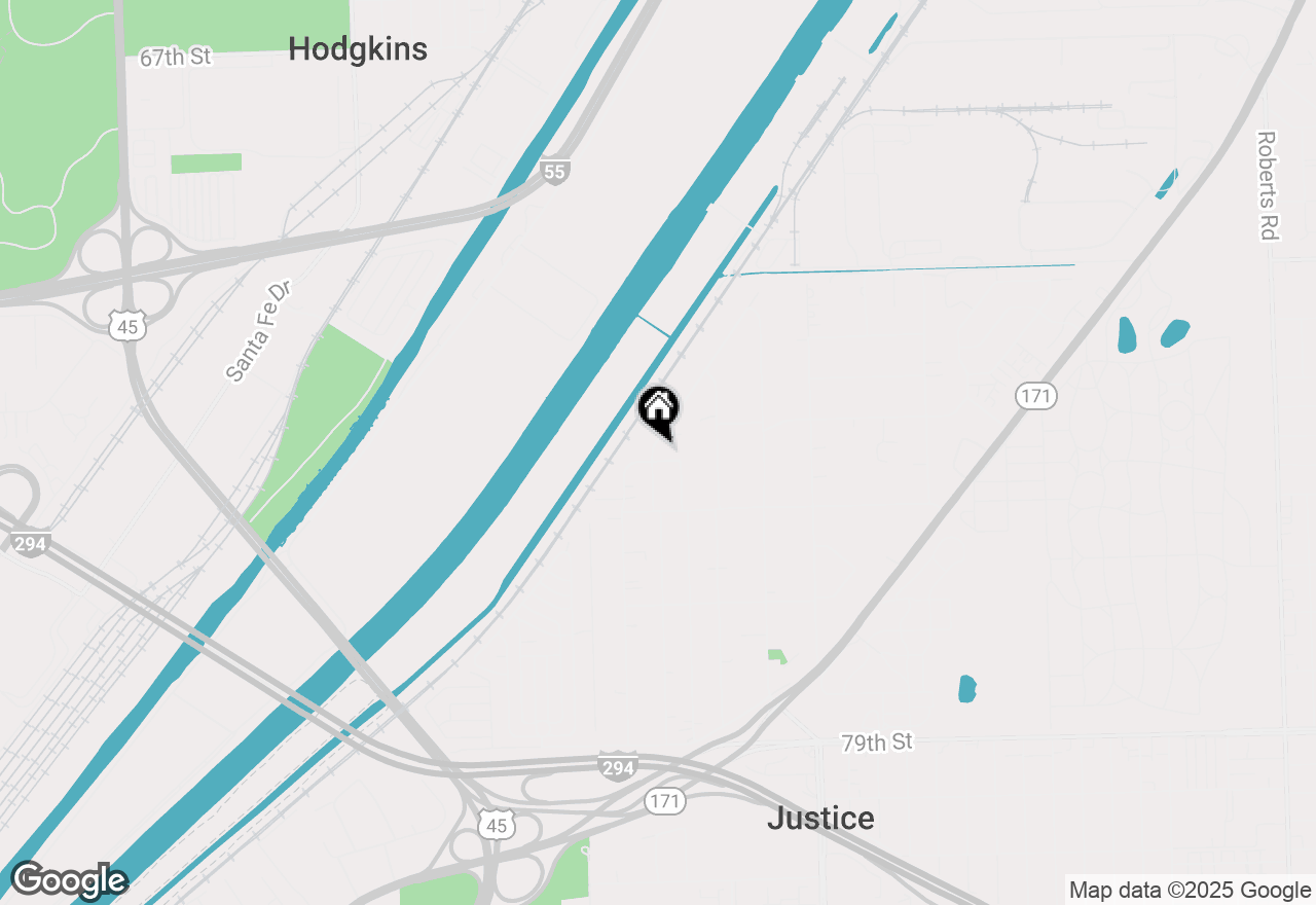 Map of 7423 Figura Drive, Justice, IL 60458