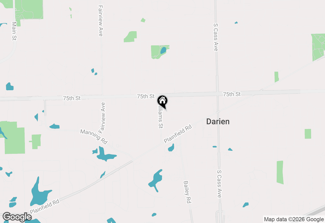Map of 1534 Sequoia Lane, Darien, IL 60561