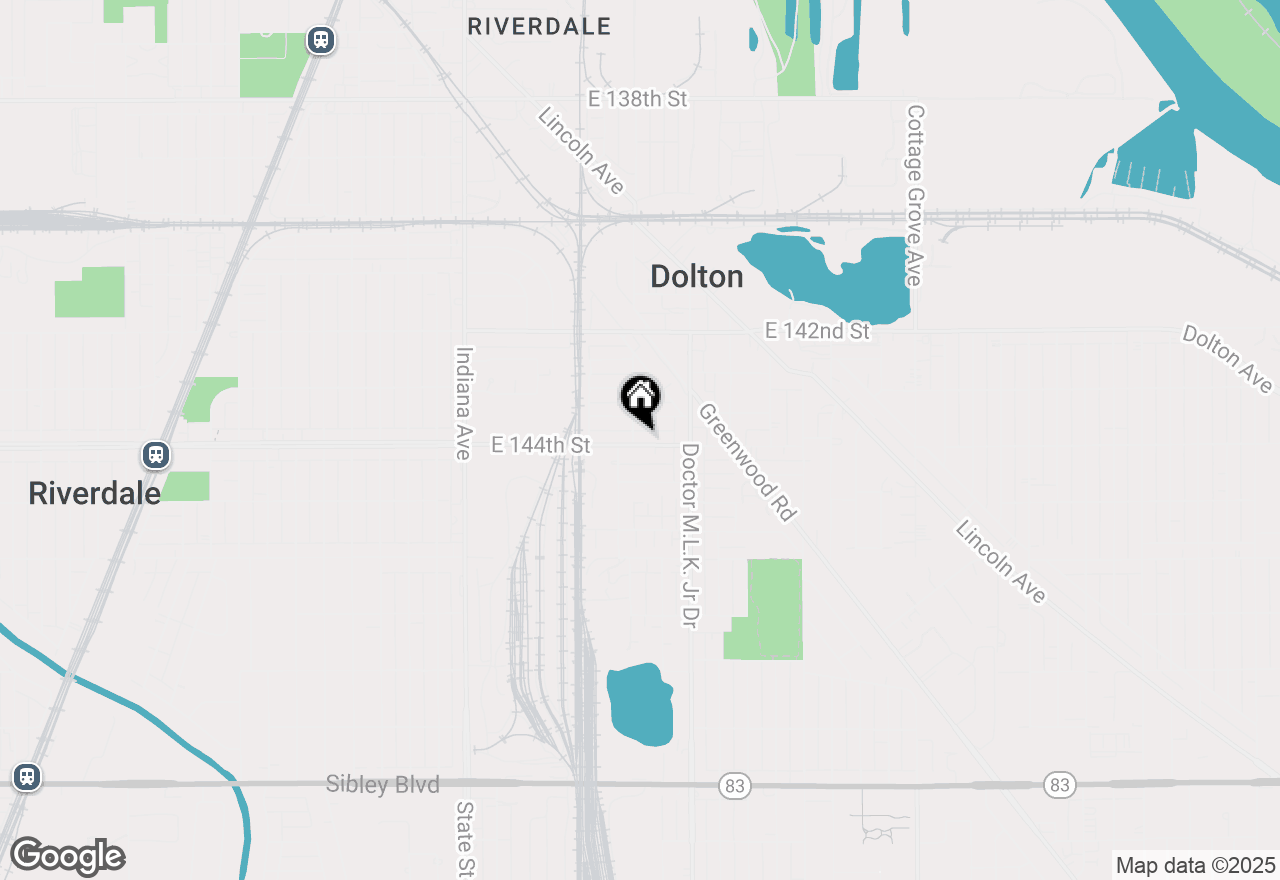 Map of 504 144th Street, Dolton, IL 60409