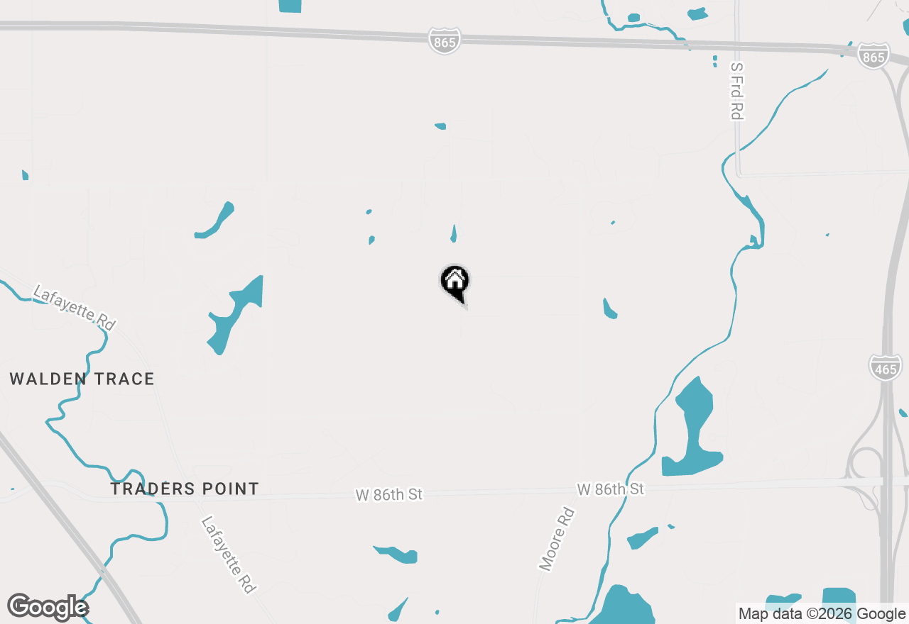 Map of 9202 Fanchon Drive, Zionsville, IN 46077