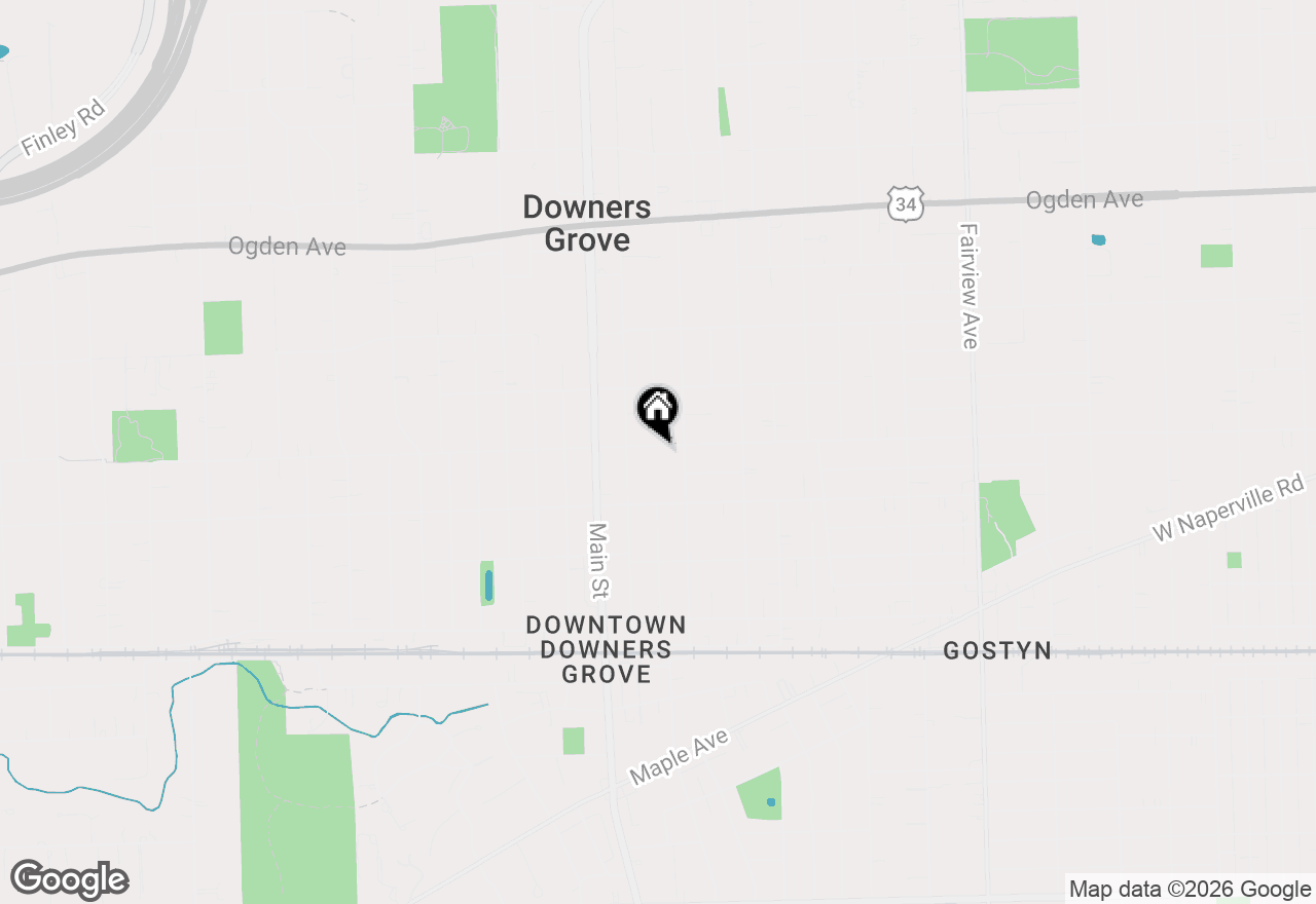 Map of 921 Chicago Avenue, Downers Grove, IL 60515