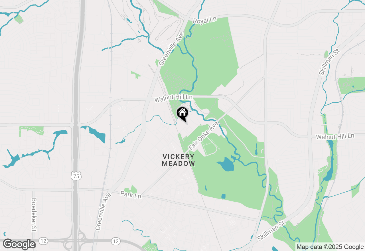 Map of 7525 Holly Hill Drive #19, Dallas, TX 75231