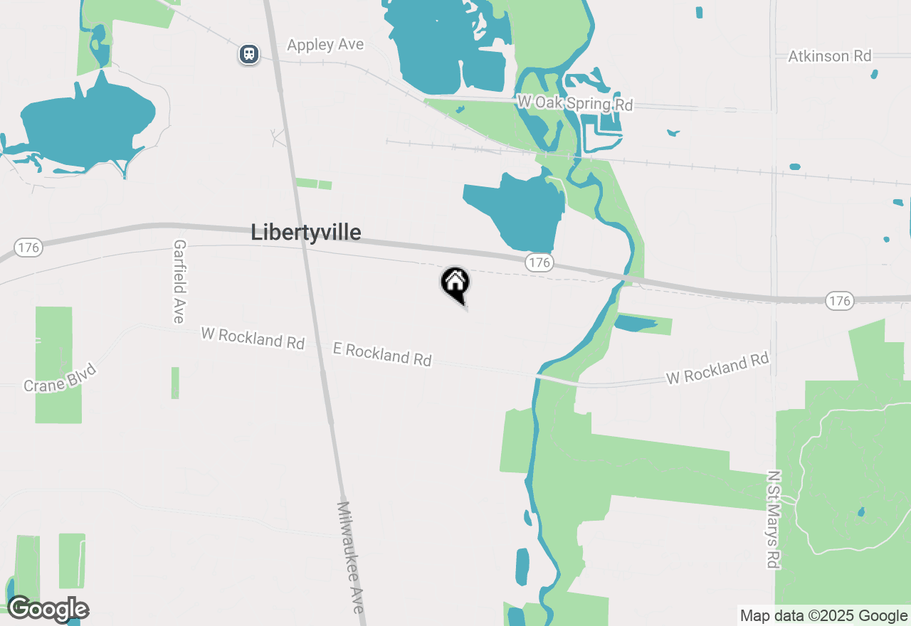 Map of 721 Meadow Lane, Libertyville, IL 60048