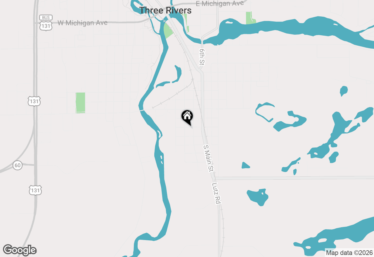 Map of 1200 4th Street, Three Rivers, MI 49093