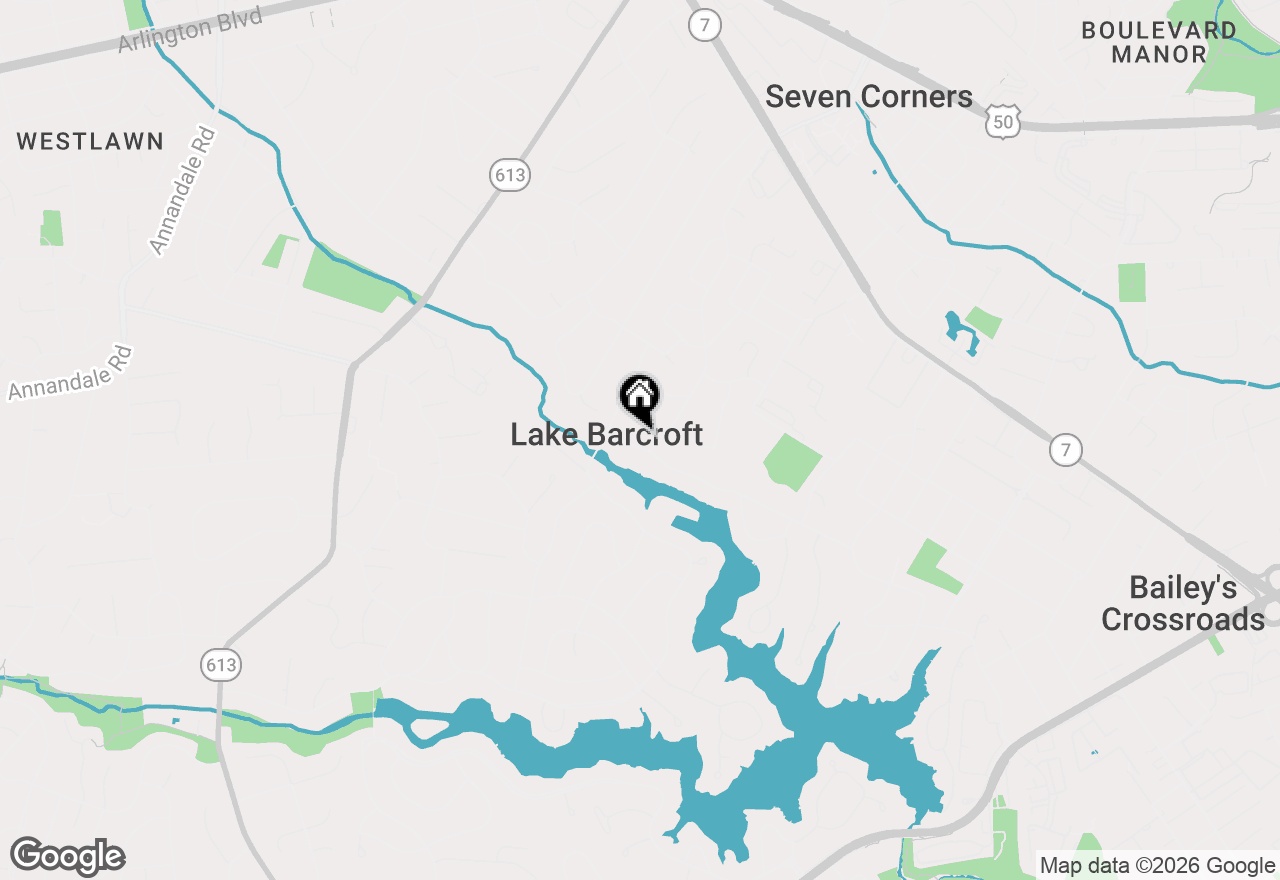 Map of 6322 Beachway Drive, Falls Church, VA 22044