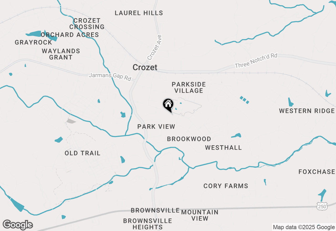Map of 5795 Park Rd, Crozet, VA 22932