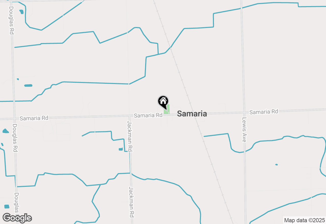 Map of 1558 W Samaria Road, Temperance, MI 48182