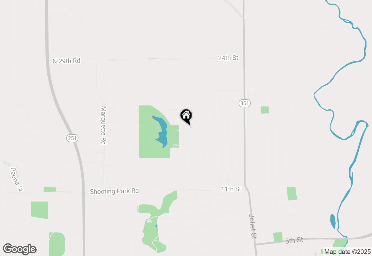 Map of 1645 Creve Coeur Street, Lasalle, IL 61301