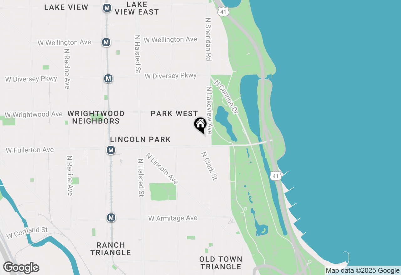 Map of (Address confidential), Chicago, Illinois 60614