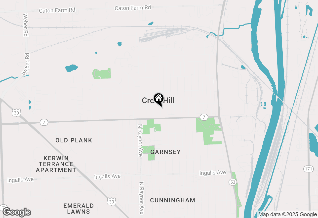 Map of 1617 Oakland Avenue, Crest Hill, IL 60403