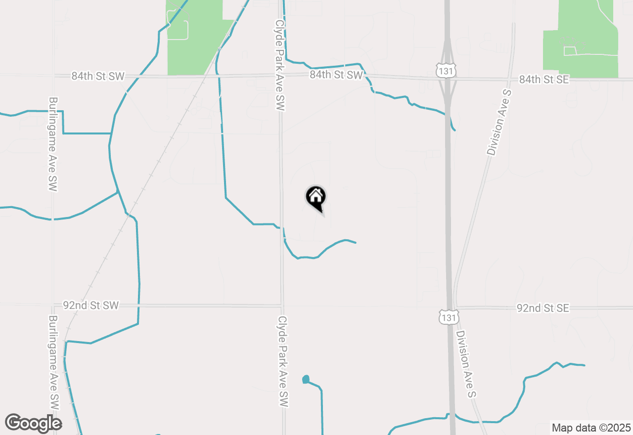Map of 8866 Pictured Rock Drive, Byron Twp, MI 49315