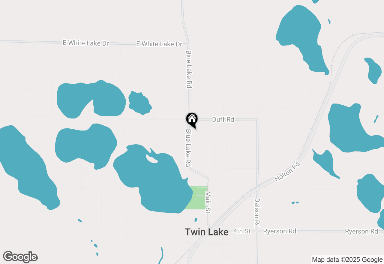 Map of 6530 Blue Lake Road, Twin Lake, MI 49457