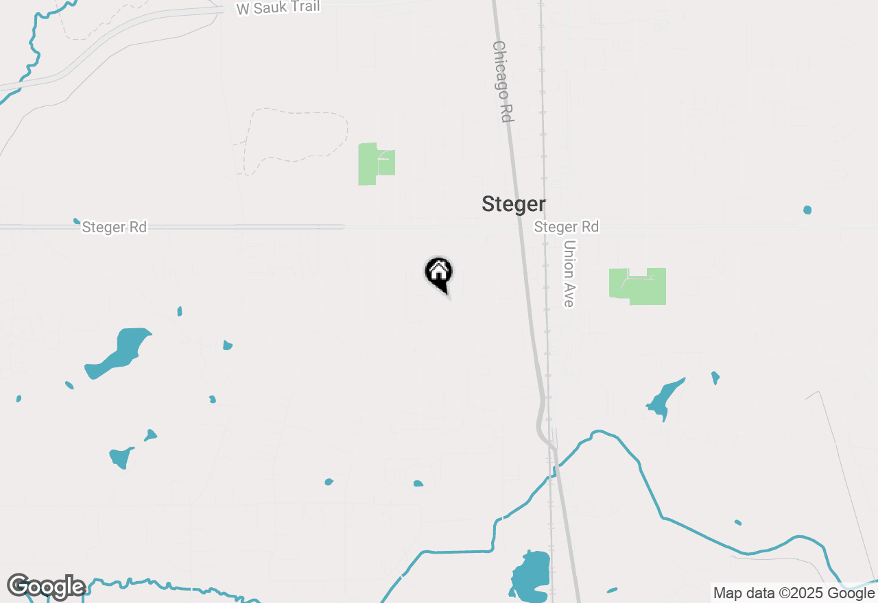 Map of 3541 Peoria Street, Steger, IL 60475