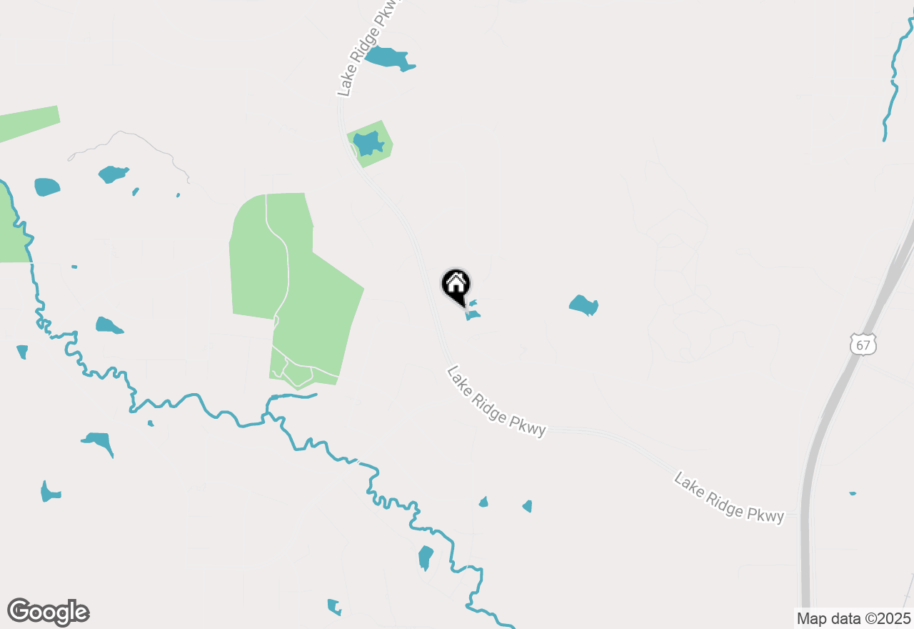 Map of 2436 Briarwood Cove, Cedar Hill, TX 75104