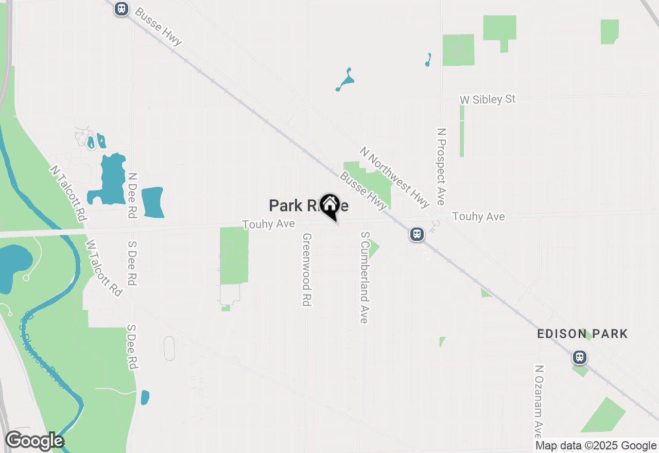 Map of 1027 W Touhy Avenue #1A, Park Ridge, IL 60068
