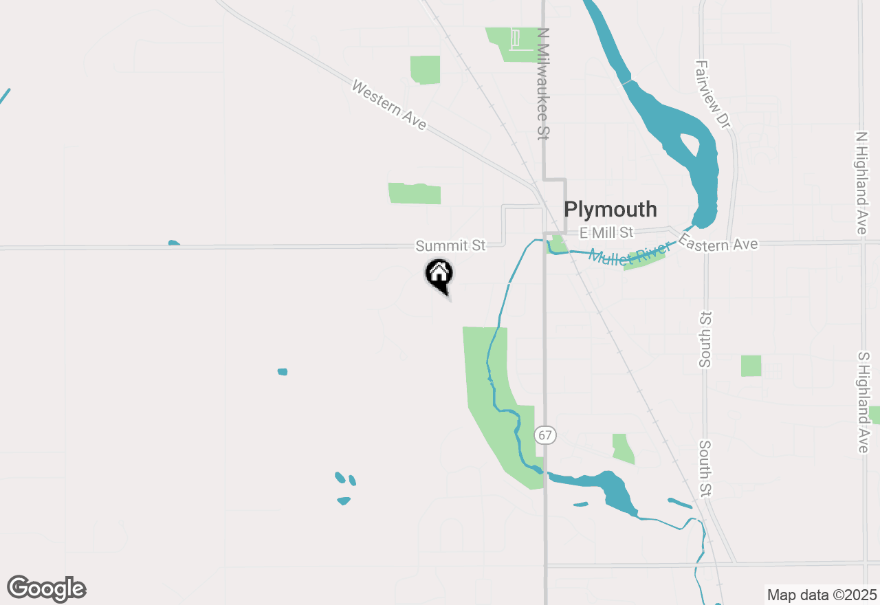 Map of 163 Tumbler Ridge Way, Plymouth, WI 53073