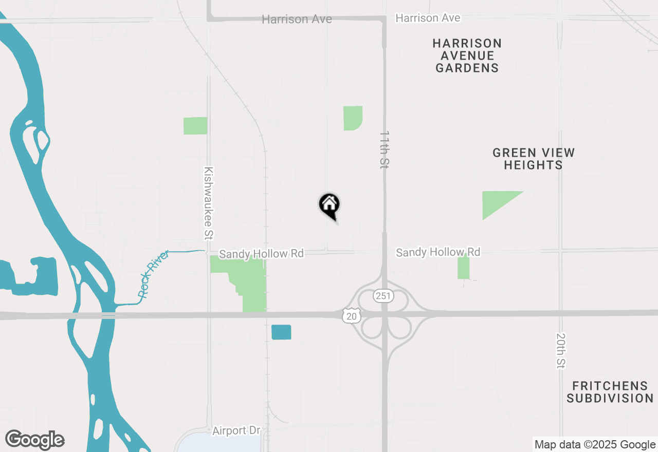 Map of (Address confidential), Rockford, Illinois 61109