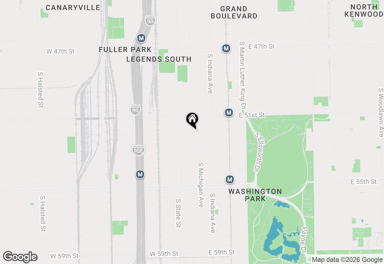 Map of 5157 S Wabash Avenue #2, Chicago, IL 60615