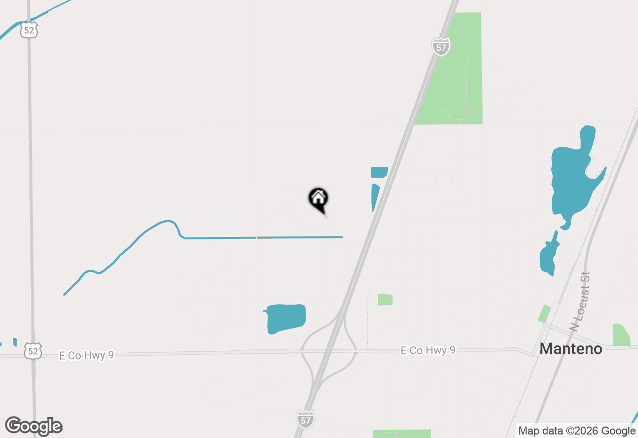 Map of 974 Tallgrass Lane, Manteno, IL 60950