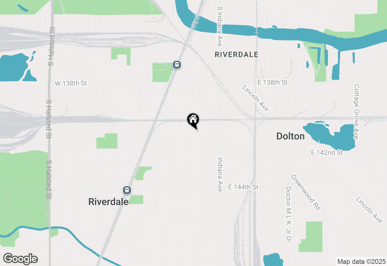 Map of 15 E 141st Street, Riverdale, IL 60827