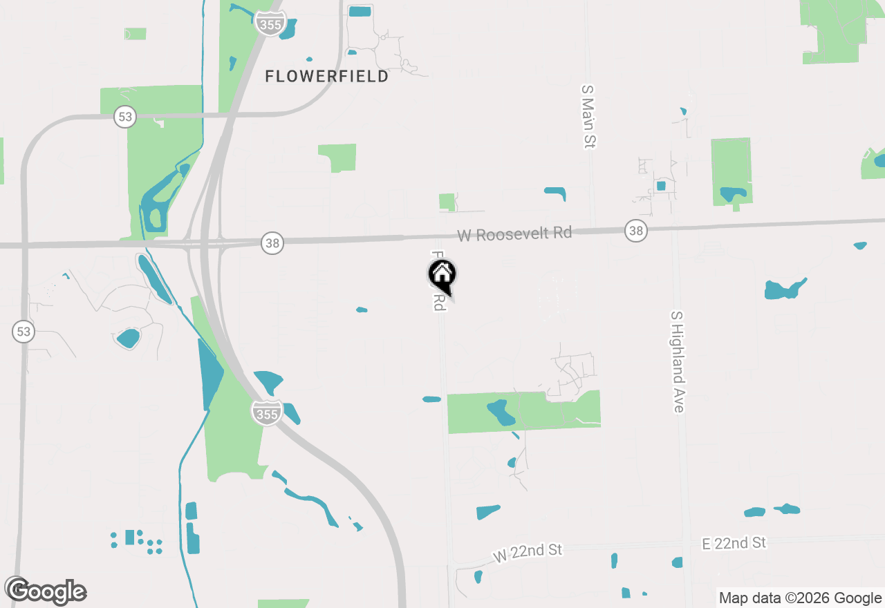 Map of 1331 S Finley Road #104, Lombard, IL 60148